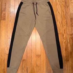Size small Men's Khaki and Black JoggersLike new no stains barely worn